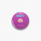 Nerdy & Cute Brain  Pin