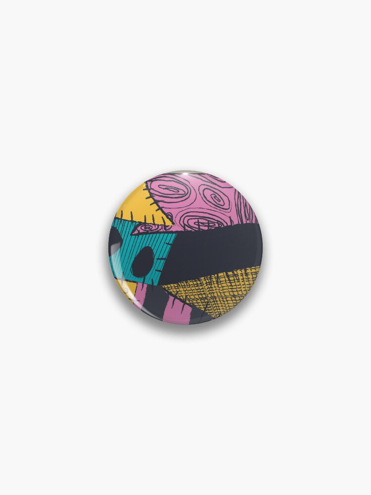 Nightmare Sewn Pattern Pin