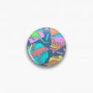 Nineties Dinosaurs Pattern Pin
