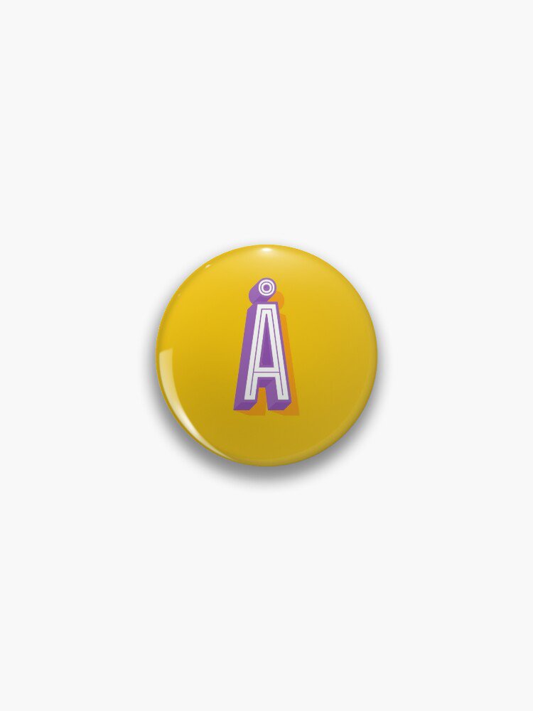 Norwegian Letters - &Atilde;� (AA) Pin