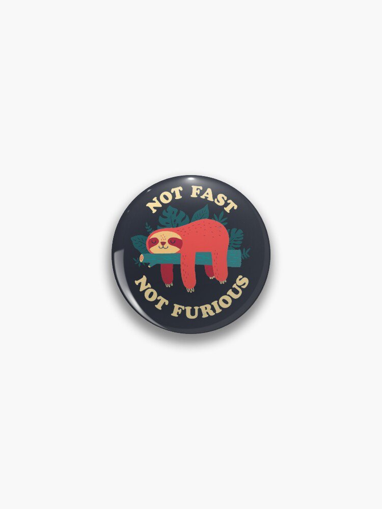 Not Fast, Not Furious Pin