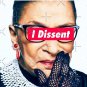Notorious RBG - I Dissent Pin