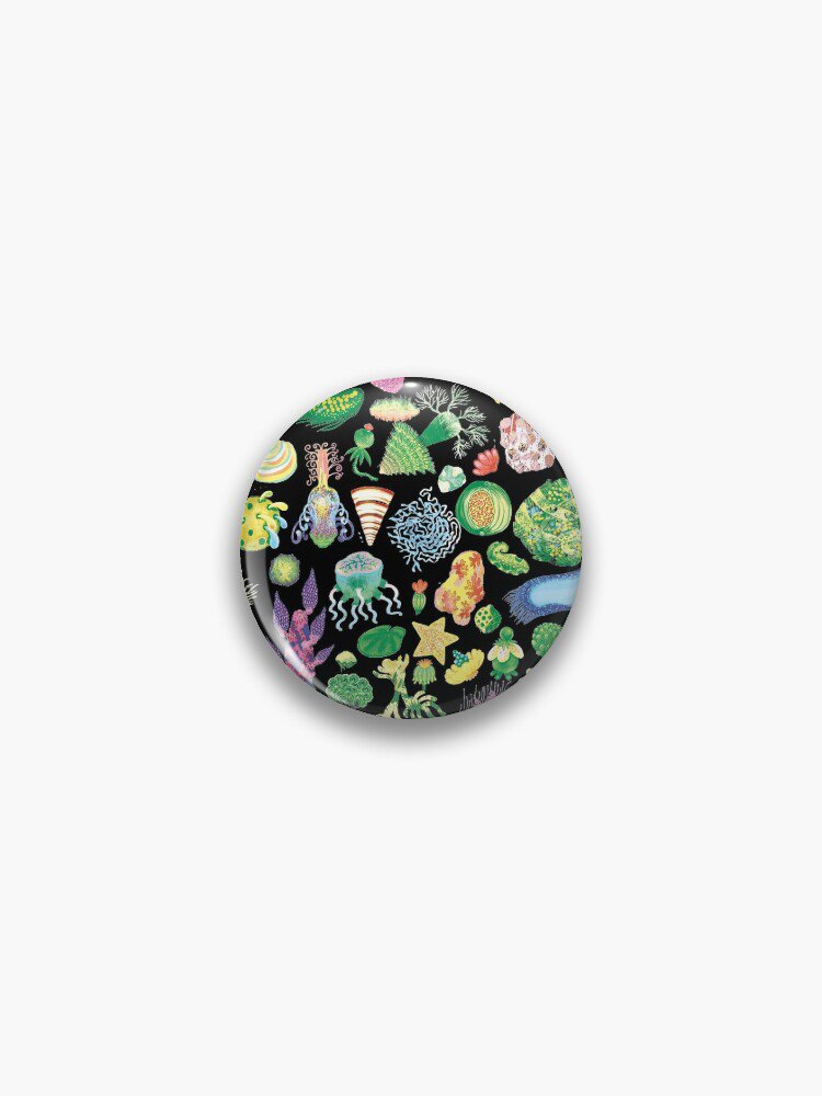 Ocean Slugs & Tasty Cacti Pin