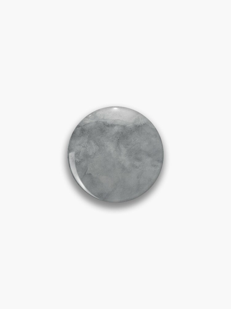 Optimism Series - Gold plated clouds watercolour in black and white Pin
