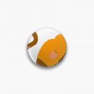 Orange Coat Cat Pin
