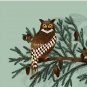Owl & Pines Pin