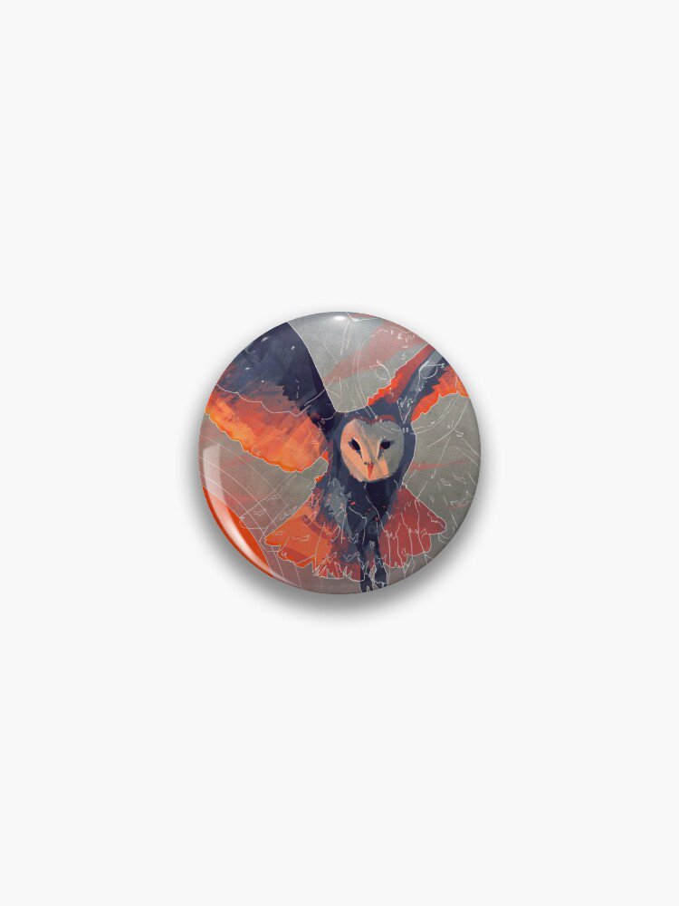 Owl Hunt Pin