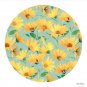 Painted Golden Yellow Daisies on soft sage green Pin