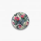 Painted Protea Pattern Pin