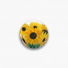 Painted sunflower bouquet Pin