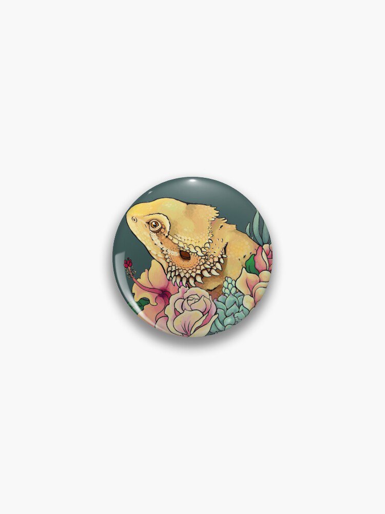 Pastel Bearded Dragon Pin