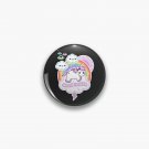 Pastel Goth Dead Inside Unicorn Pin