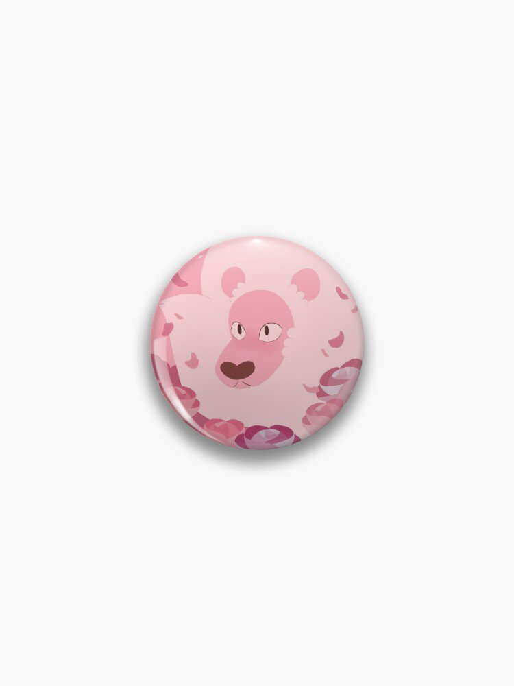Pastel Lion portrait Pin