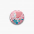 Pastel Pearl portrait Pin