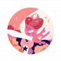 Pastel Sardonyx portrait Pin