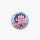 Pastel Steven portrait Pin
