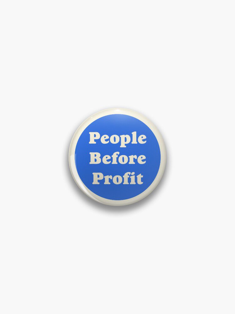People Before Profit Pin