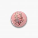 Pigs Rock!  Cute Tattoo Flying Pig playing guitar Pin