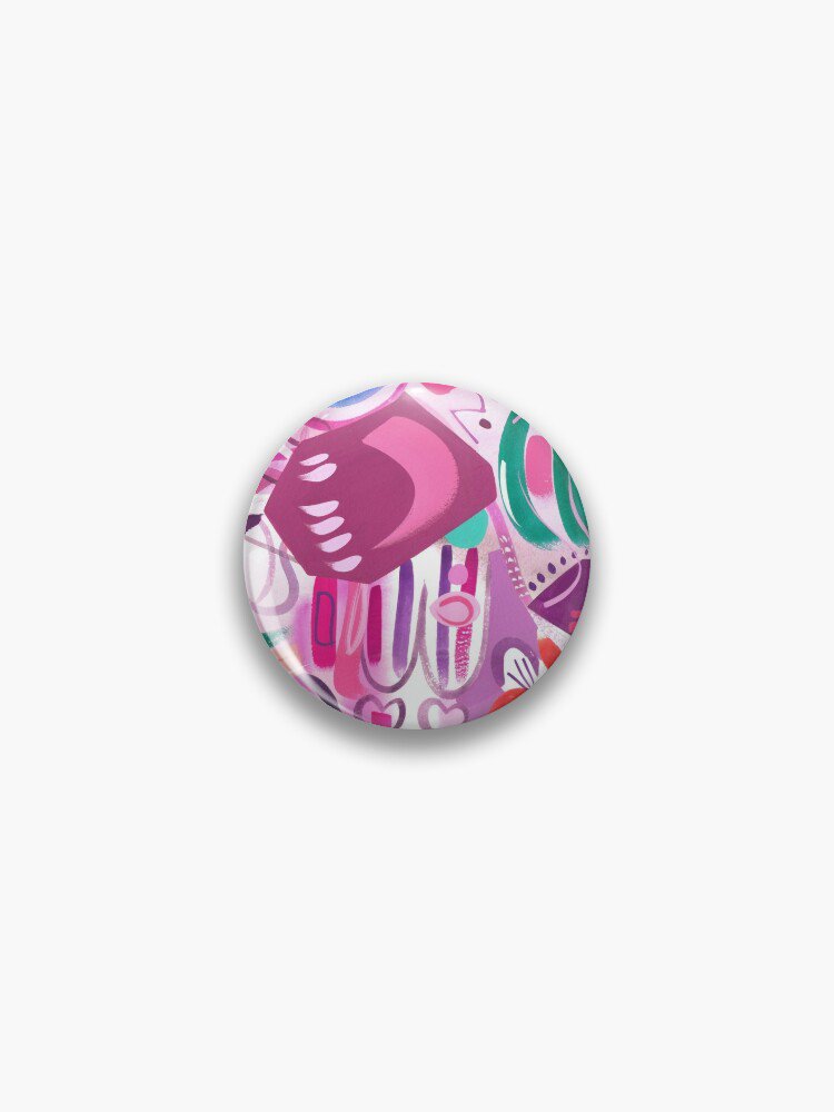 Pink Interior lll Art Print Pin