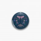 Pink Moth and Bleeding Heart Pin