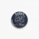 Please Keep Our Sea Plastic Free - Marine Animals Pin Please Keep Our Sea Plastic Free - Marine Animals Pin