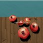 Pomegranate on the Edge Pin