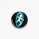 Portal 2 Video Game - Funny Blue Teleport Pin
