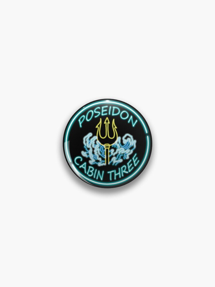 Poseidon Cabin Neon Pin