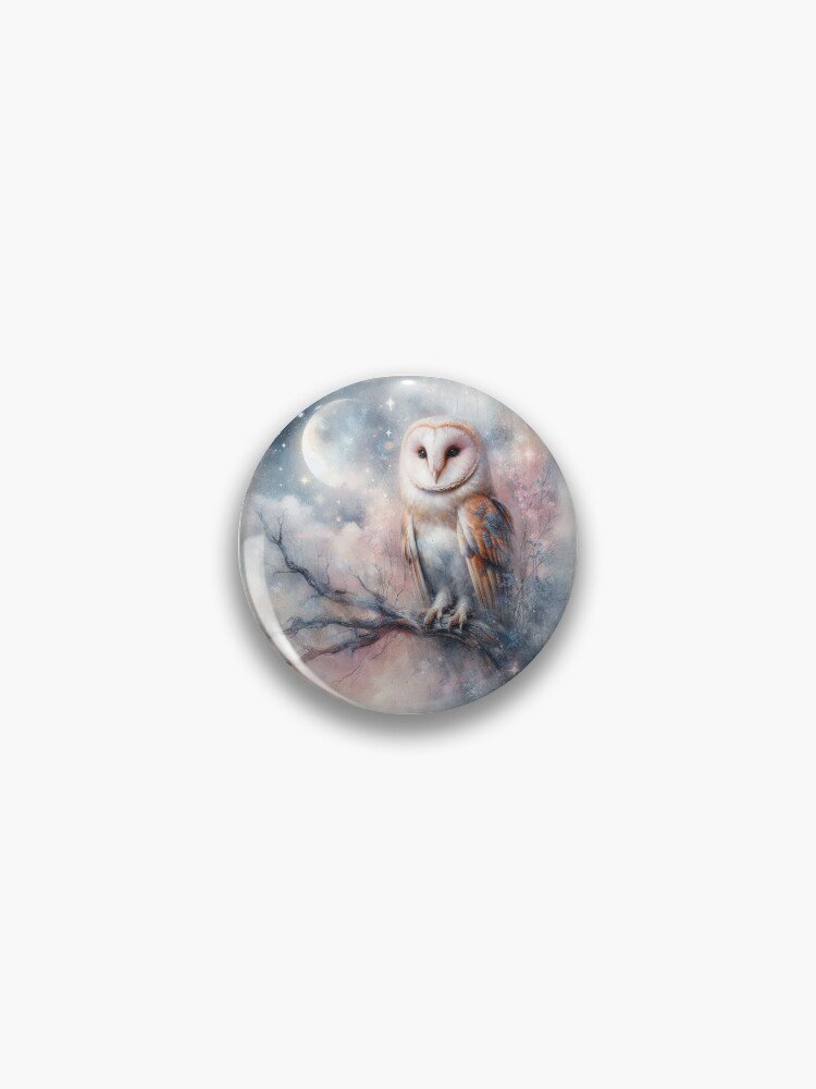 Pretty Night Time Owl Pin