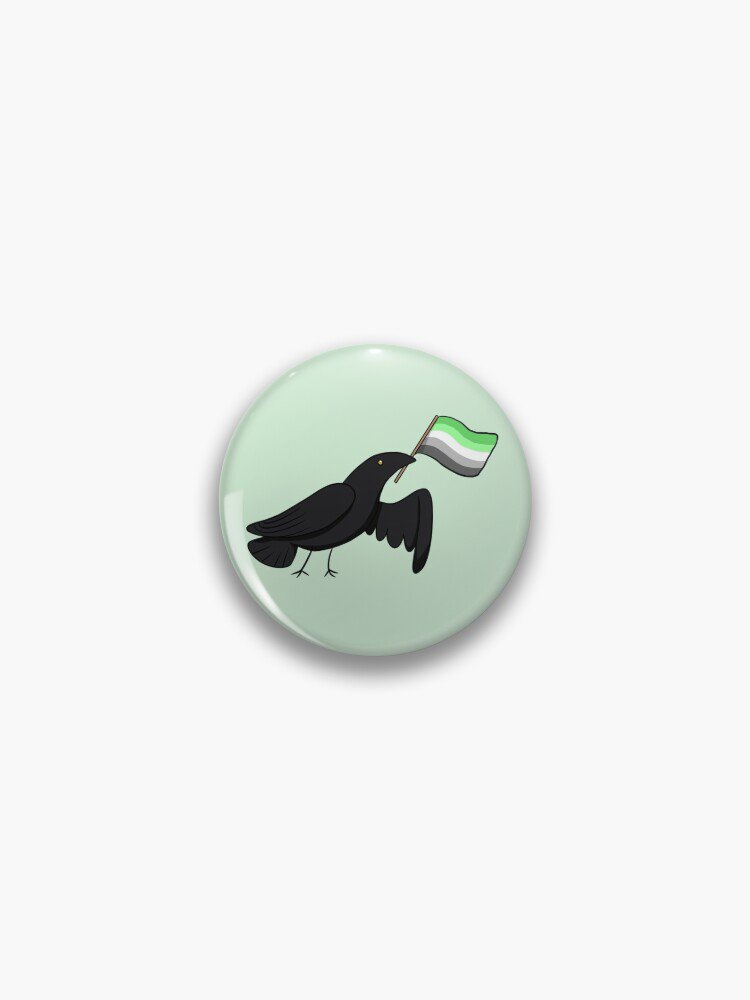 Pride Corvids - Aro Pin