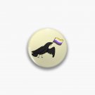 Pride Corvids - Nonbinary Pin