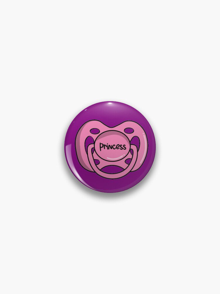 Princess pacifier Pin