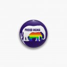 Proud LGBTQ Mama Elephant for a Gay Pride Mom Pin