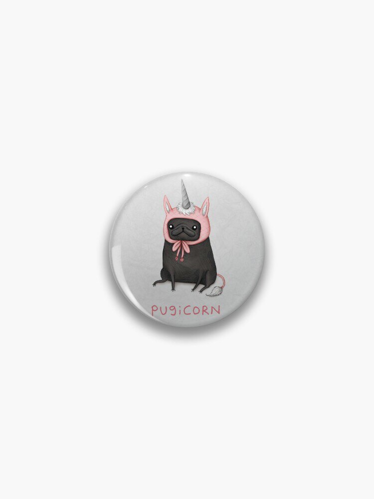 Pugicorn Pin