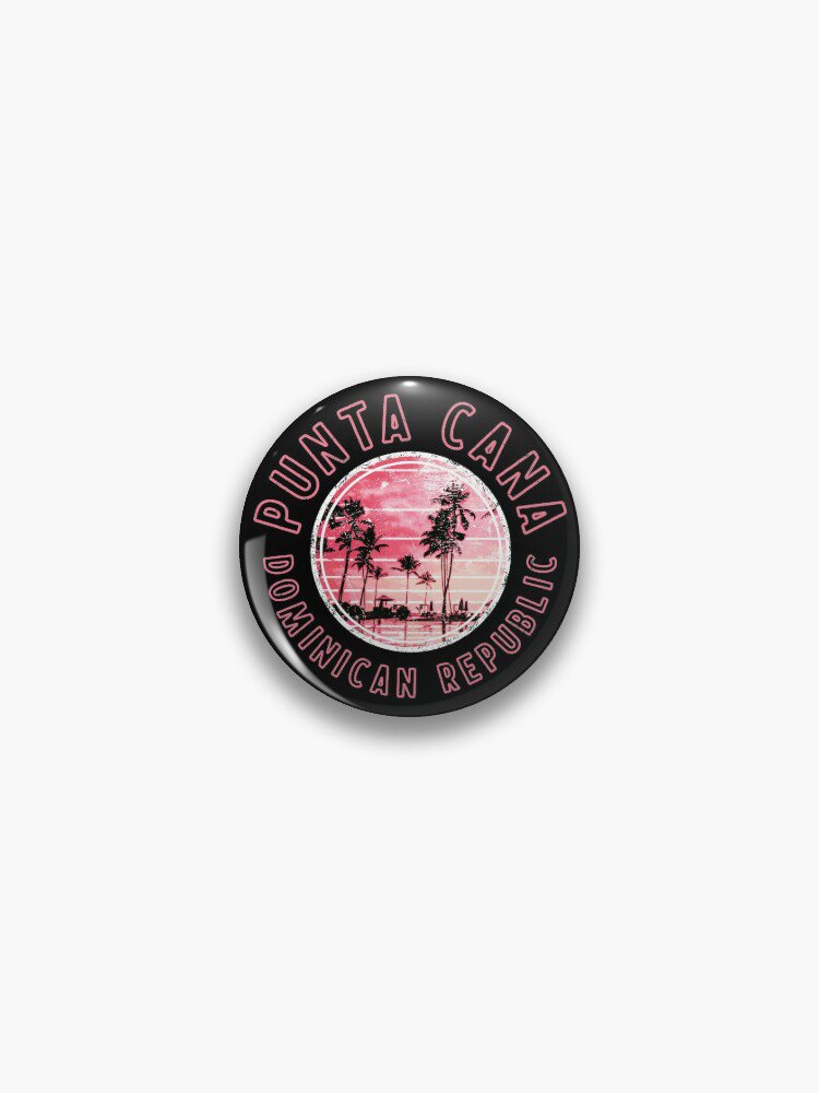 Punta Cana Dominican Republic Retro Pin