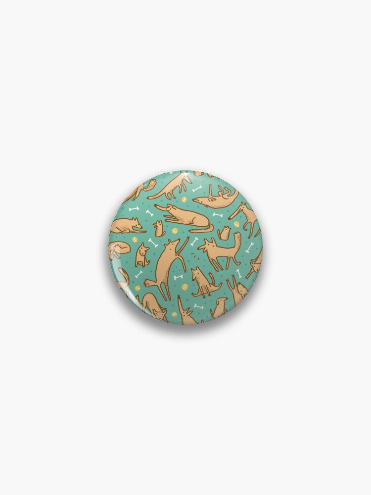 Pup Pattern Pin