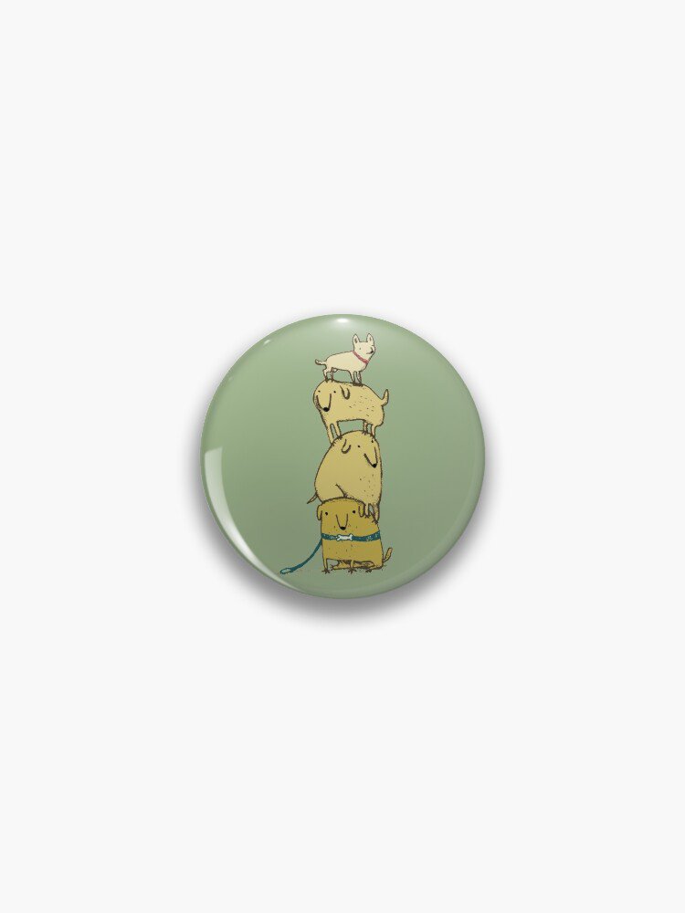 Puppy Totem Pin