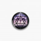 Purple Sky Dragon D20 Pin