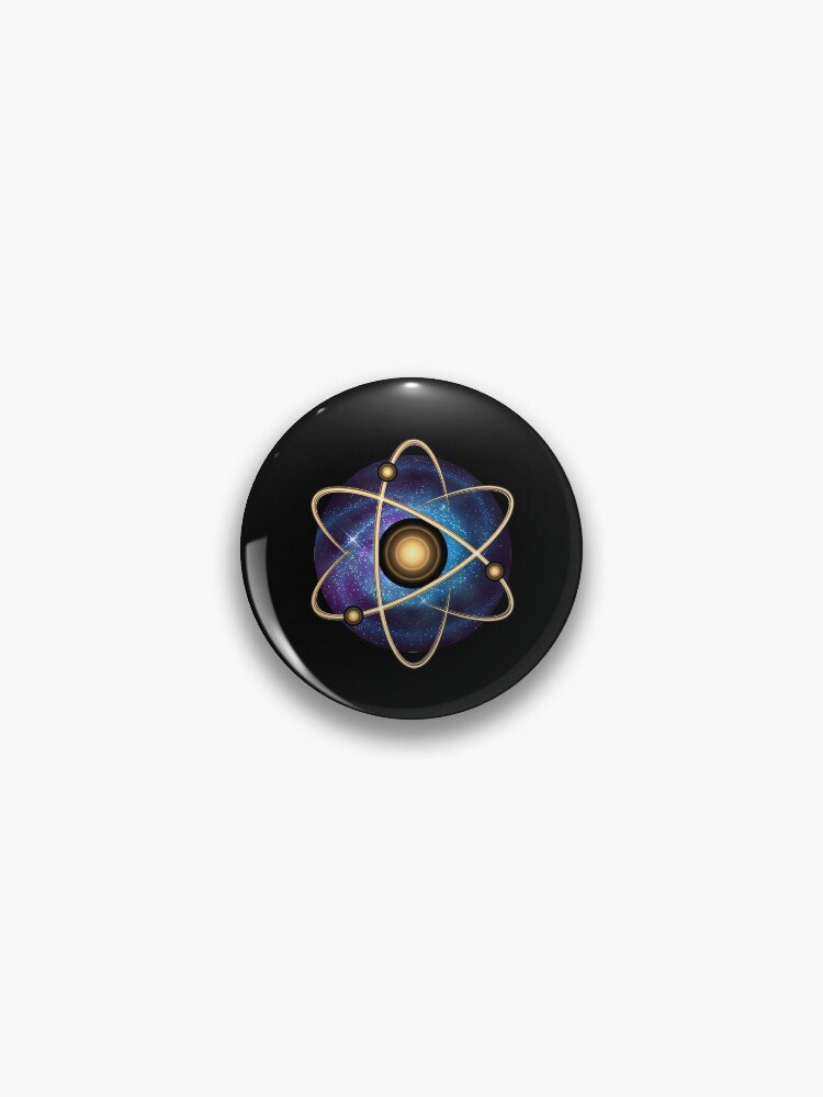 Quantum Physics Blackhole Galaxy Atom Physicists  Pin