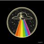 Queer UFO - Rainbow UFO Alien Abduction Queer LGBT Gay Pride Pin