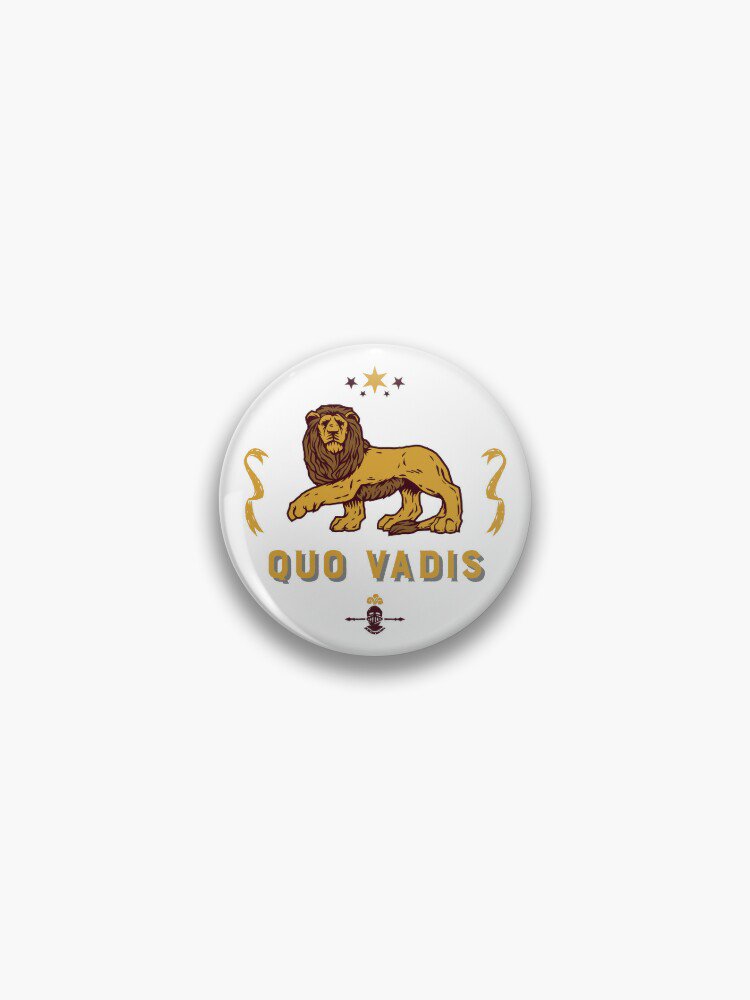 Quo Vadis Lion Pin