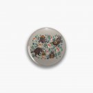 Raccoons grey  Pin