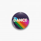 Rainbow dance typography Pin