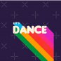 Rainbow dance typography Pin