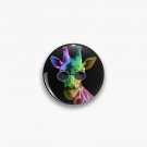 Rainbow Giraffe  Pin
