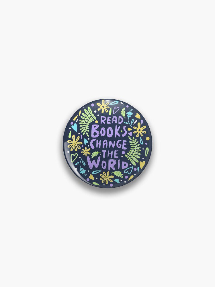 Read books change the world Pin