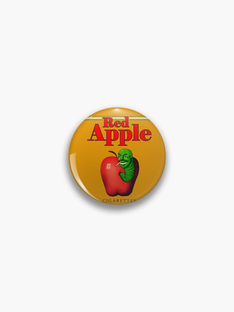 Red Apple Cigarettes Pin