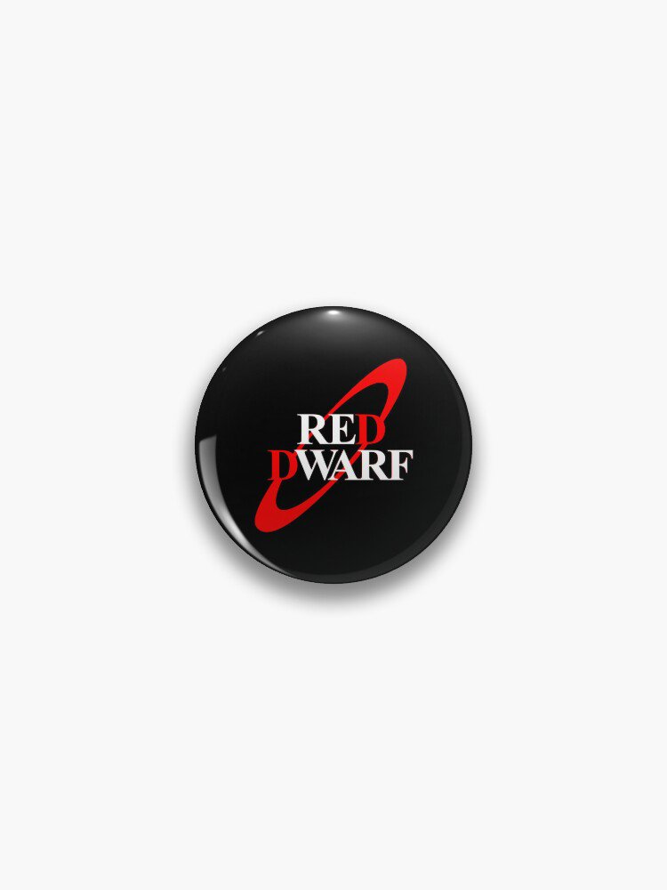 Red Dwarf Logo Pin