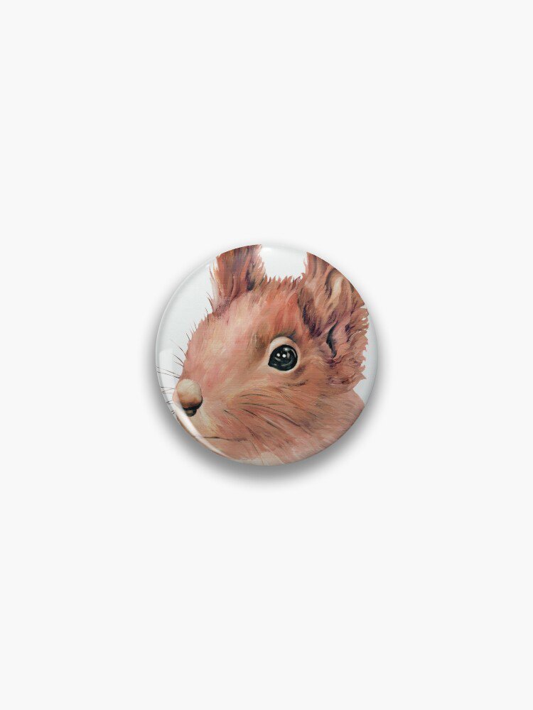 Red Squirrel Pin
