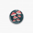 Red Toadstools Pin